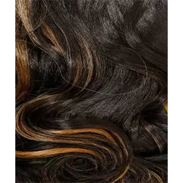 imageSensationnel Vice lace front wigs  unit 6 5 inch deep part synthetic wig preplucked hairline  Vice unit 6 1 JETBLACKBALAYAGEGOLD