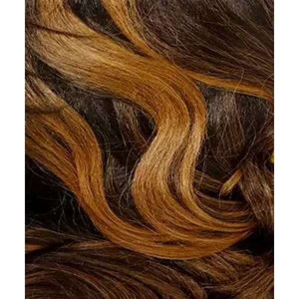 imageSensationnel Vice lace front wigs  unit 6 5 inch deep part synthetic wig preplucked hairline  Vice unit 6 1 JETBLACKBALAYAGEHAZELNUT