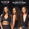 imageSensationnel Vice HD Lace Wig Natural Density Pre Plucked hairline Baby Hair VICE UNIT 3 TDHOTPINKJet Black 1