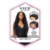 imageSensationnel Vice Synthetic HD Lace Front Wig  VICE UNIT 9 1B Off BlackTopBottom Mix DarkBrown  LightAuburn T230