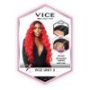 imageSensationnel Vice HD Lace Wig Natural Density Pre Plucked hairline Baby Hair VICE UNIT 5 1TopBottom Mix DarkBrown  LightAuburn T230