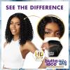 imageSensationnel Butta Lace Front Wigs  human hair blend glueless water wave 12 extra wide 5 inch part preplucked hairline  Butta Wet and Wavy look HHM Water wave 12 Inch 1 JETBLACKBALAYAGEMOCHA