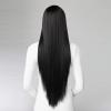 imageSensationnel Butta lace front wigs  human hair blend straight 32inch extra wide 5 inch part preplucked hairline HD lace  Butta HHM straight 32 inch 1B OFFBLACK1 JETBLACK
