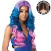 imageSensationnel Lace Front Wig Empress Edge Shear Muse Chana MMSUNSETMMFUCHSIA