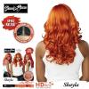 imageSensationnel Shear Muse lace wig  shayla deep lace hand tied parting synthetic prestyled wig  Shear muse shayla REDCOPPERCHOCOLATECOPPER