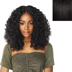 imageSensationnel Butta lace front wigs  butta unit 5 glueless extra wide 5 inch deep part synthetic wig preplucked hairline hd lace with babyhair  Butta unit 5 T4WINE1B OFFBLACK