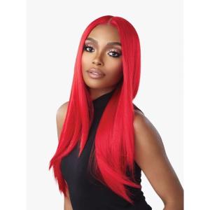 imageSensationnel Shear Muse Empress HD Lace Front Wig  TAKEISHA ColorCRIMSONREDCRIMSONRED