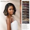 imageSensationnel Bare Lace YPart Front Wigs  Daria glueless wide 5 inch deep part lace synthetic with preplucked Non lifting 2040 larger grid thinner lace  BareLace YPart Daria 1B OFFBLACK2 DARKBROWN