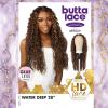 imageSensationnel Butta Lace Front Wigs  Butta Water Deep 28inch human Hair blend glueless extra wide 5 inch part preplucked hairline  Butta HHM Water Deep 28 Inch 1 JETBLACKCHBLONDE