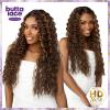 imageSensationnel Butta Lace Front Wigs  Butta Water Deep 28inch human Hair blend glueless extra wide 5 inch part preplucked hairline  Butta HHM Water Deep 28 Inch 1 JETBLACKCHBLONDE