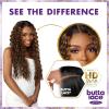 imageSensationnel Butta Lace Front Wigs  Butta Water Deep 28inch human Hair blend glueless extra wide 5 inch part preplucked hairline  Butta HHM Water Deep 28 Inch 1 JETBLACKCHBLONDE