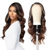 imageSensationnel Butta Lace Human Hair Blend  Glam Wave 24 in ColorBALAYAGECARAMELT4WINE