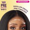 imageSensationnel Butta lace precut wigs  unit 2 glueless precut lace extra wide 5 inch deep part synthetic wig precut pre tweezed smaller knot hairline  Butta pre cut unit 2 SHBUTTERYBLONDESHPLATINUM