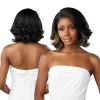 imageSensationnel Bare Lace YPart Front Wigs  Daria glueless wide 5 inch deep part lace synthetic with preplucked Non lifting 2040 larger grid thinner lace  BareLace YPart Daria 1B OFFBLACK1 JETBLACK