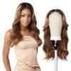 imageSensationnel Butta Lace Front Wigs  Butta unit 30 extra wide 5 inch deep part synthetic wig preplucked hairline HD lace with Babyhair  Butta unit 30 BALAYAGELATTEJet Black 1