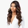 imageSensationnel Butta Lace Human Hair Blend  Glam Wave 24 in ColorBALAYAGECARAMELT4CHESTNUTBLONDE