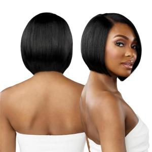 imageSensationnel Barelace ypart lace wigs  irie glueless lace synthetic with preplucked hairline Non lift 2040 lace  Bare lace y part Irie ROSEGOLDCOPPERCARAMELBLONDE