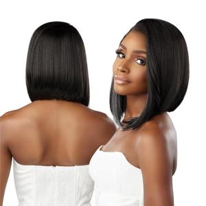 imageSensationnel Bare Lace YPart lace Wigs  Barelace Edesa glueless lace synthetic with preplucked hairline Non lift 2040 lace  BareLace YPart Edesa 1 JETBLACKSHPLATINUM