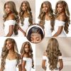 imageSensationnel Bare Lace 13x6 wigs  Unit 4 Glueless synthetic with 180 degree preplucked hairline Non lifting 2040 larger grid thinner lace  BareLace unit 4 1 JETBLACKSHGOLDENWALNUT