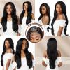 imageSensationnel Bare Lace 13x6 wigs  Unit 7 Glueless synthetic with 180 degree preplucked hairline Non lifting 2040 larger grid thin melt lace  BareLace unit 7 1 JETBLACKSHBUTTERYBLONDE