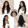 imageSensationnel Bare Lace 13x6 wigs  unit 13 glueless synthetic with 180 degree preplucked hairline non lifting 2040 larger grid thinner lace  BareLace unit 13 BALAYAGECOPPER1 JETBLACK