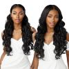 imageSensationnel Bare Lace 13x6 wigs  unit 13 glueless synthetic with 180 degree preplucked hairline non lifting 2040 larger grid thinner lace  BareLace unit 13 BALAYAGECOPPERMOCHABROWN