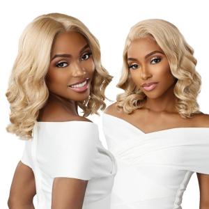 imageSensationnel Bare Lace 13x6 wigs  unit 11 glueless synthetic with 180 degree preplucked hairline non lifting 2040 larger grid thinner lace  BareLace unit 11 MOCHABROWNMOCHABROWN