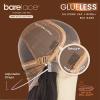 imageSensationnel Barelace full lace wigs  unit 1 glueless hand tied human hair blend with preplucked hairline 2040 larger grid thinner lace  HHM Bare lace full lace unit 1 1B OFFBLACK1 JETBLACK