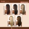 imageSensationnel Barelace full lace wigs  unit 1 glueless hand tied human hair blend with preplucked hairline 2040 larger grid thinner lace  HHM Bare lace full lace unit 1 1B OFFBLACK1 JETBLACK