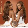 imageSensationnel Barelace full lace wigs  unit 2 glueless hand tied human hair blend with preplucked hairline 2040 larger grid thinner lace  HHM Bare lace full lace unit 2 MOCHABROWNMOCHABROWN