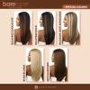imageSensationnel Barelace full lace wigs  unit 2 glueless hand tied human hair blend with preplucked hairline 2040 larger grid thinner lace  HHM Bare lace full lace unit 2 MOCHABROWNBALAYAGECHOCOLATE