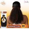 imageSensationnel CKCO bundle weave hair  burmese curl synthetic weaving and sew in and pony tail styles  Curls kinks and co burmese curl 1 pack 20 inch 4 MEDBROWN1 JETBLACK