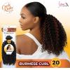 imageSensationnel CKCO bundle weave hair  burmese curl synthetic weaving and sew in and pony tail styles  Curls kinks and co burmese curl 1 pack 20 inch 4 MEDBROWNS1B350