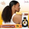 imageSensationnel CKCO bundle weave hair  burmese curl synthetic weaving and sew in and pony tail styles  Curls kinks and co burmese curl 1 pack 20 inch 4 MEDBROWNS1B30