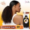 imageSensationnel CKCO bundle weave hair  burmese curl synthetic weaving and sew in and pony tail styles  Curls kinks and co burmese curl 1 pack 20 inch 4 MEDBROWN4 MEDBROWN