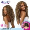imageSensationnel Dashly lace front wig  unit 47 hand tied ear to ear soft lace synthetic wig 5 inch deep part  Dashly lace unit 47 FLAMBOYAGEBLONDE1 JETBLACK