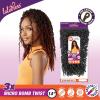 imageSensationnel Lulutress crochet braiding hair  3x micro bomb twist pre looped crochet braids hair kanekalon fiber synthetic locs twists  Lulutress 3x micro bomb twist 1pack 14 inch 1B OFFBLACKSM1B30