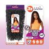 imageSensationnel Lulutress crochet braiding hair  3x micro bomb twist pre looped crochet braids hair kanekalon fiber synthetic locs twists  Lulutress 3x micro bomb twist 1pack 14 inch 1B OFFBLACK1B OFFBLACK