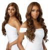 imageSensationnel Bare lace 13x6 wigs  unit 10 glueless synthetic with 180 degree preplucked hairline Non lifting 2040 larger grid thinner lace  BareLace unit 10 CARAMELBLONDEMOCHABROWN