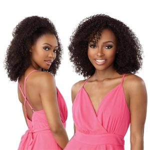 imageSensationnel Instant weave half wig  iwd 22 synthetic half wig or updo cap with adjustable drawstring for seamless hair blending  Instant weave drawstring 22 TH2COPPER1 JETBLACK