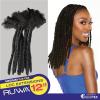 imageSensationnel Ruwa loc extensions braidinghair  Ruwa loc extensions water repellent kanekalon fiber fast dry synthetic braid  Ruwa loc extensions 10 inch 2 DARKBROWN1 JETBLACK