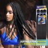 imageSensationnel Ruwa prestretched braiding hair  2x ruwa 30inch water repellent kanekalon fiber fast dry synthetic braid in hair extensions  2x Ruwa 30 inch 1 pack 350 COPPERREDSM1BBG