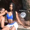 imageSensationnel Ruwa prestretched braiding hair  3x ruwa water wave 24inch water repellent kanekalon fiber fast dry sports braid  3X Ruwa Water wave 24 inch 1 pack 1B OFFBLACKSM1B27