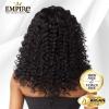 imageSensationnel Empire Curly weave hair  Empire New Deep virgin human yaki sew in styles  Empire New Deep WVG 1 pack 14 inch BG BURGANDY1B OFFBLACK