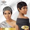 imageSensationnel Empire Human hair wig  Salt and Pepper Evie contouring mesh cap wig  Empire wig Evie 2 DARKBROWN1 JETBLACK