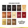 imageSensationnel Empire bulk hair braiding  deep bulk 22inch human hair boho braids with for knotless box or curly loose wave  HH Empire deep bulk 22inch 1B OFFBLACKBG BURGUNDY
