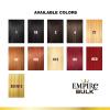 imageSensationnel Empire bulk hair braiding  deep bulk 22inch human hair boho braids with for knotless box or curly loose wave  HH Empire deep bulk 22inch 1B OFFBLACKBG BURGUNDY