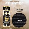 imageSensationnel Empire bulk hair braiding  deep bulk 22inch human hair boho braids with for knotless box or curly loose wave  HH Empire deep bulk 22inch 1B OFFBLACKBG BURGUNDY