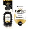 imageSensationnel Empire bundle weave hair  burmese curl 10a human hair bundle hair  Empire bundles Burmese curl 1 pack 28 inch NATURALNATURAL