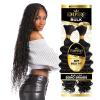 imageSensationnel Empire bulk hair braiding  deep bulk 22inch human hair boho braids with for knotless box or curly loose wave  HH Empire deep bulk 22inch 1B OFFBLACKRED